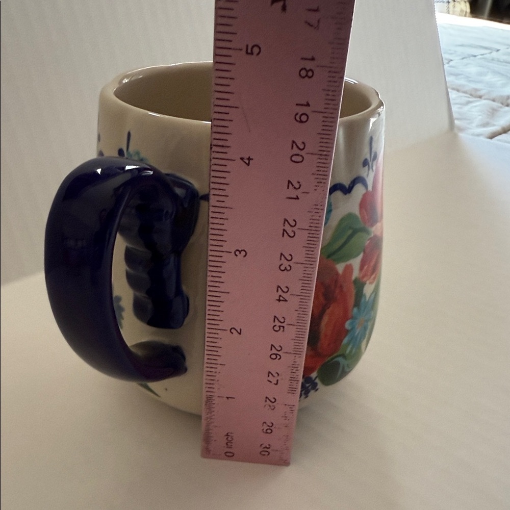The Pioneer Woman Floral Mug - Red and Blue - Picture 3 of 6